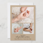 Bekendmaking van de geboorte van het kerstfeest op (Achterkant)