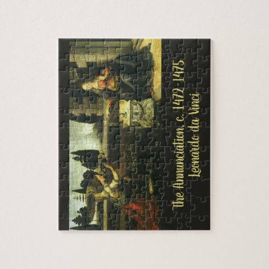 Bekendmaking van de Heer door Leonardo da Vinci Legpuzzel (Verticaal)