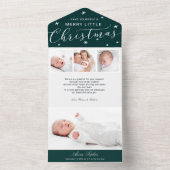 Bekendmaking van de kerstbeker van het script all in one uitnodiging (Binnen)