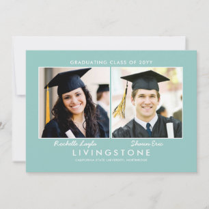 Bekendmaking van het Afstuderen Foto's Kaart