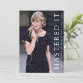 Bekendmaking van het Afstuderen op foto's Kaart (Staand voorkant)