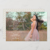 Bekendmaking van het Afstuderen van mishandelde In Aankondiging (Voorkant / Achterkant)