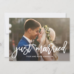 Bekendmaking van het geborstelde Charm Editable Co Bedankkaart