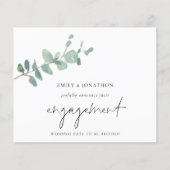 Bekendmaking van het Verloving Eucalyptus van het (Voorkant)