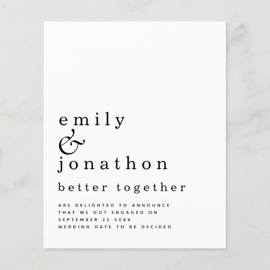 Bekendmaking van het Verloving voor een beter same (Voorkant)