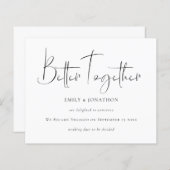 Bekendmaking van het Verloving voor een beter same (Voorkant / Achterkant)