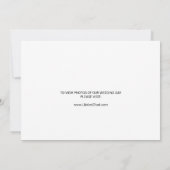 Bekendmaking van Love Hearts Elopement Aankondiging (Achterkant)