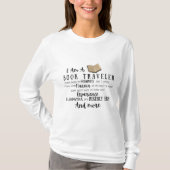 Bekentenis boekreiziger: boekenboekhouder t-shirt (Voorkant)