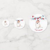 Bekentenis van de tabel van Royal corgi Confetti (Voorkanten)