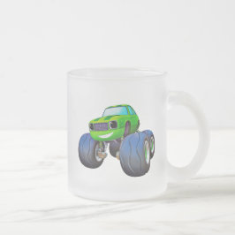 Beker 4x4 monstertruck matglas koffiemok