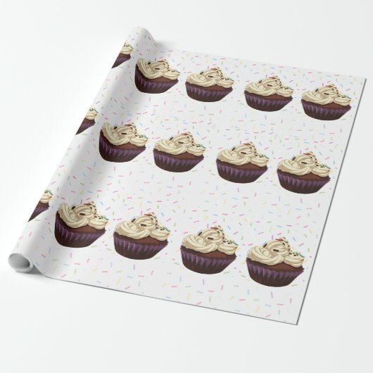 beker cake cadeaupapier (Uitgerold)