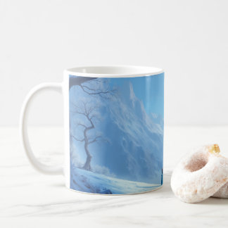Beker in bevroren stijl koffiemok