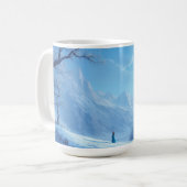 Beker in bevroren stijl koffiemok (Voorkant links)