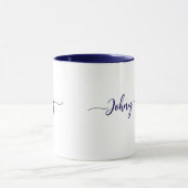 Beker met aangepaste naam mok (Midden)