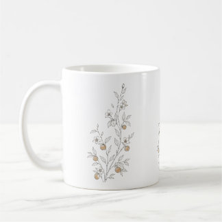 Beker met Bladeren en Vruchten Koffiemok