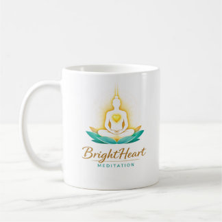 Beker met Brightheart Meditation-logo Koffiemok