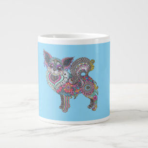 Beker met chihuahua extra grote beker
