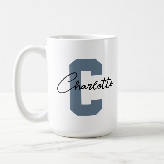 Beker met eigen naam, Bruidsfeest, Verjaardag Koffiemok (Links)