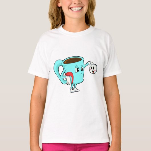 Beker met koffie.PNG T-shirt (Voorkant)