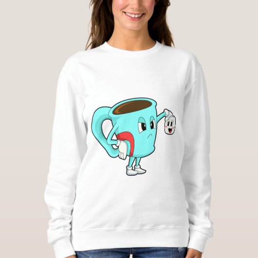 Beker met koffie.PNG Trui (Voorkant)