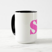 Beker met letter S Mok (Voorkant links)