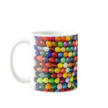 Beker met meer kleuren kleurpotlood patroon
