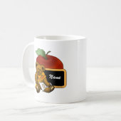 Beker met Onderwijzer Beer Koffiemok (Voorkant links)
