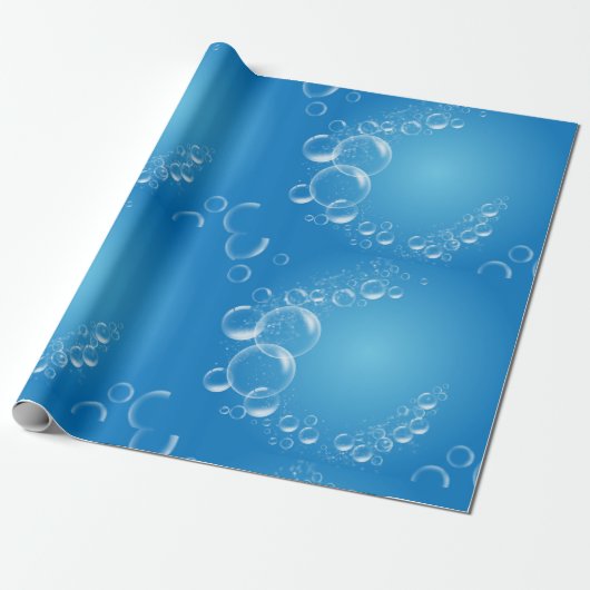 Beker met spraakballon en tekstballon cadeaupapier (Uitgerold)