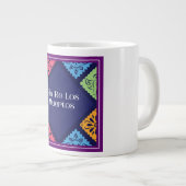 Beker Mexico dia de los muertos  Extra Grote Beker (Voorkant rechts)