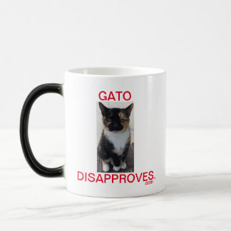 Beker, morphing, Gato keurt af, Gato kijkt Magische Mok