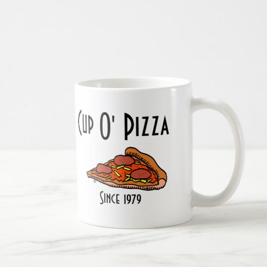 Beker o' Pizza sinds 1979 Koffiemok (Rechts)