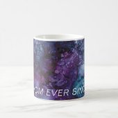 Beker "Purple-Blues inktvlek" Koffiemok (Center)