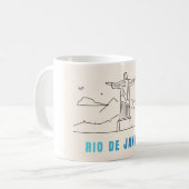 Beker rio de Janeiro brazil Koffiemok (Voorkant links)
