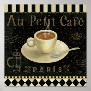 Beker van Cappuccino Poster