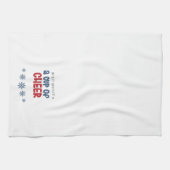 Beker van Cheer Keukenhanddoek (Horizontaal)