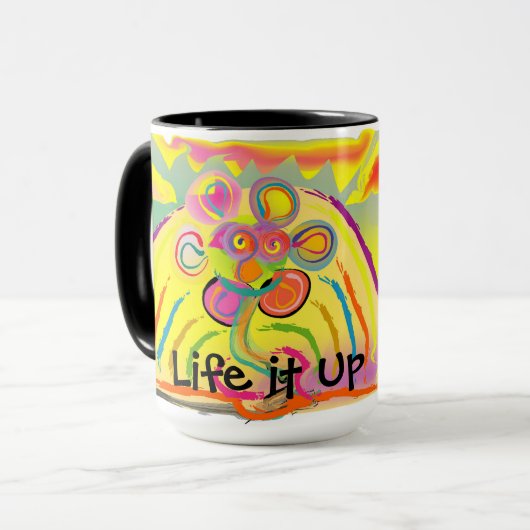 Beker van Crazy Mok (Voorkant links)