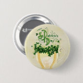 Beker van de Button van Cheer St. Patrick (Voorkant /achterkant)