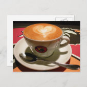 Beker van de liefde briefkaart (Voorkant / Achterkant)