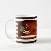 Beker van de ochtend naar Ya! ~Coffee Bar ~Java~Ca Koffiemok (Links)