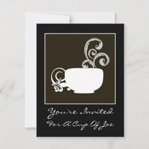 beker van de uitnodiging van Joe