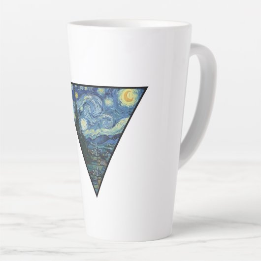 Beker Van Gogh Kunst Design Latte Mok (Rechterhoek)