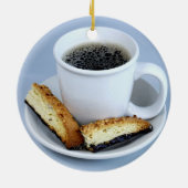 Beker van Java en Biscotti Ornament (Achterkant)