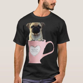 Beker van Pug L 2 T-shirt