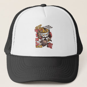 Beker van Ramen Noodle Monster vangt Japanse meisj Trucker Pet