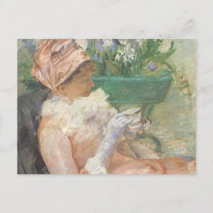Beker van Tea door Mary Cassatt, impressionisme Briefkaart
