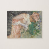 Beker van Tea door Mary Cassatt,  impressionisme Legpuzzel (Horizontaal)