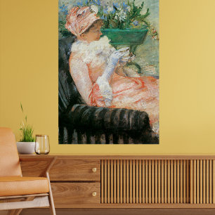 Beker van Tea door Mary Cassatt, impressionisme Poster