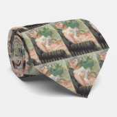 Beker van Tea door Mary Cassatt,  impressionisme Stropdas (Opgerold)