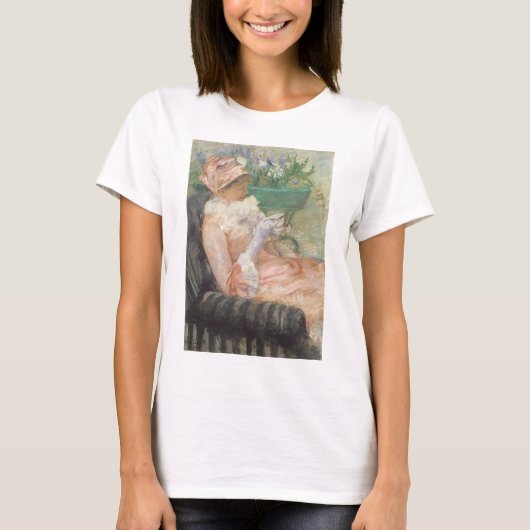 Beker van Tea door Mary Cassatt,  impressionisme T-shirt (Voorkant)