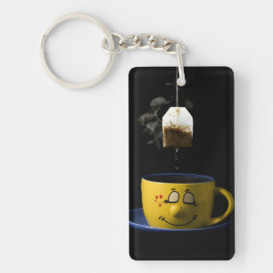 Beker van Tea Keyring/Sleutelhanger Sleutelhanger